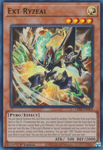 CRBR-EN004 - Ext Ryzeal - Ultra Rare - Crossover Breakers