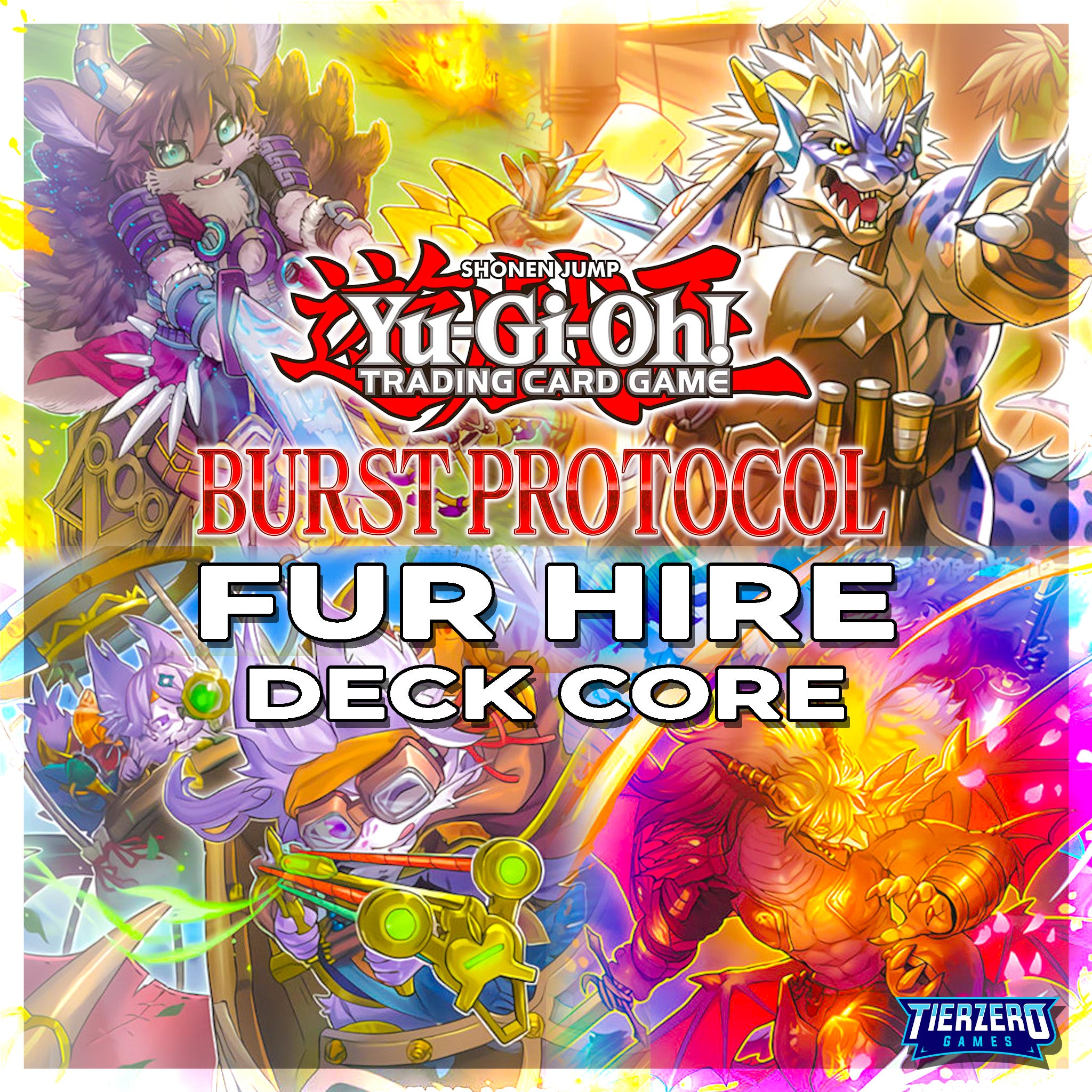 Yugioh Fur Hire Deck Core 15 Cards - Burst Protocol - BPRO