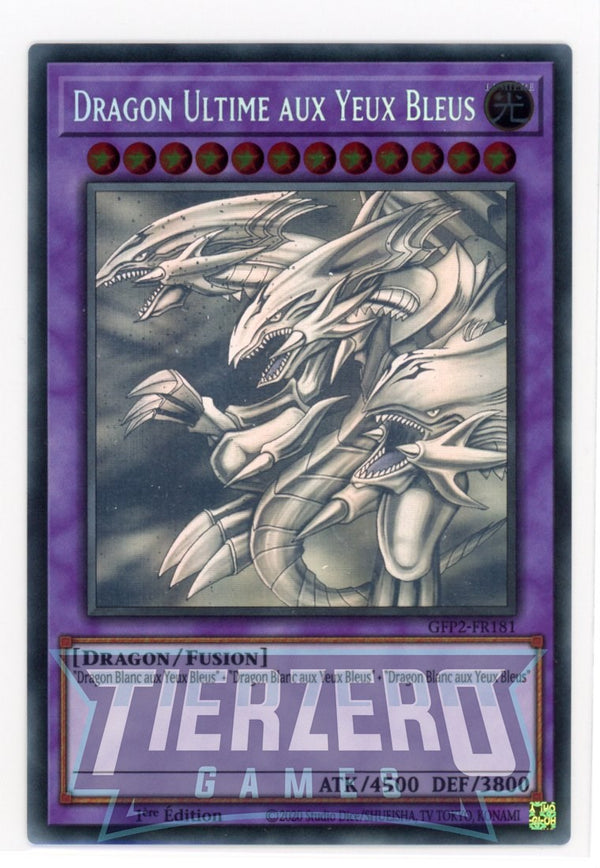 GFP2-FR181 - Blue-Eyes Ultimate Dragon - Ghost Rare - Fusion Monster - Ghosts from the Past the 2nd Haunting