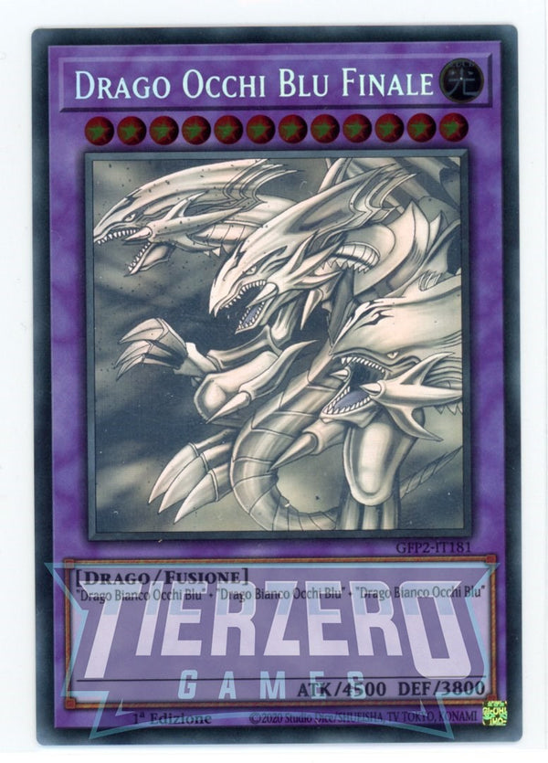 GFP2-IT181 - Blue-Eyes Ultimate Dragon - Ghost Rare - Fusion Monster - Ghosts from the Past the 2nd Haunting