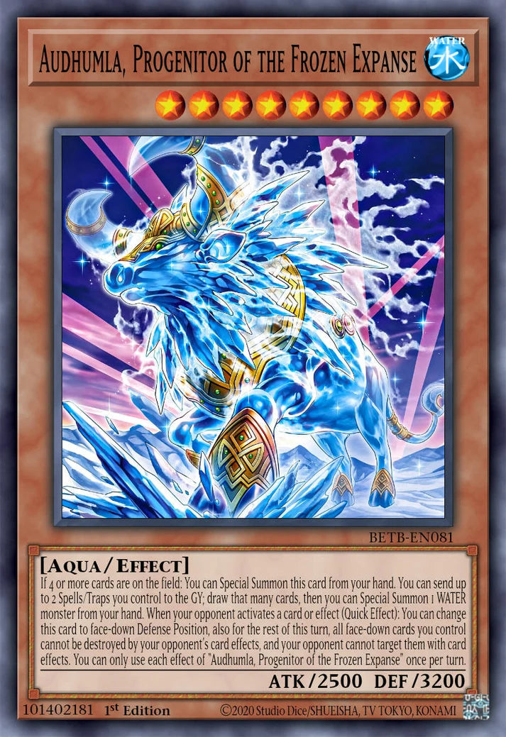 BETB-EN081 - Audhumla, Progenitor of the Frozen Expanse (Overframe) - Ultra Rare - Beyond the Brave