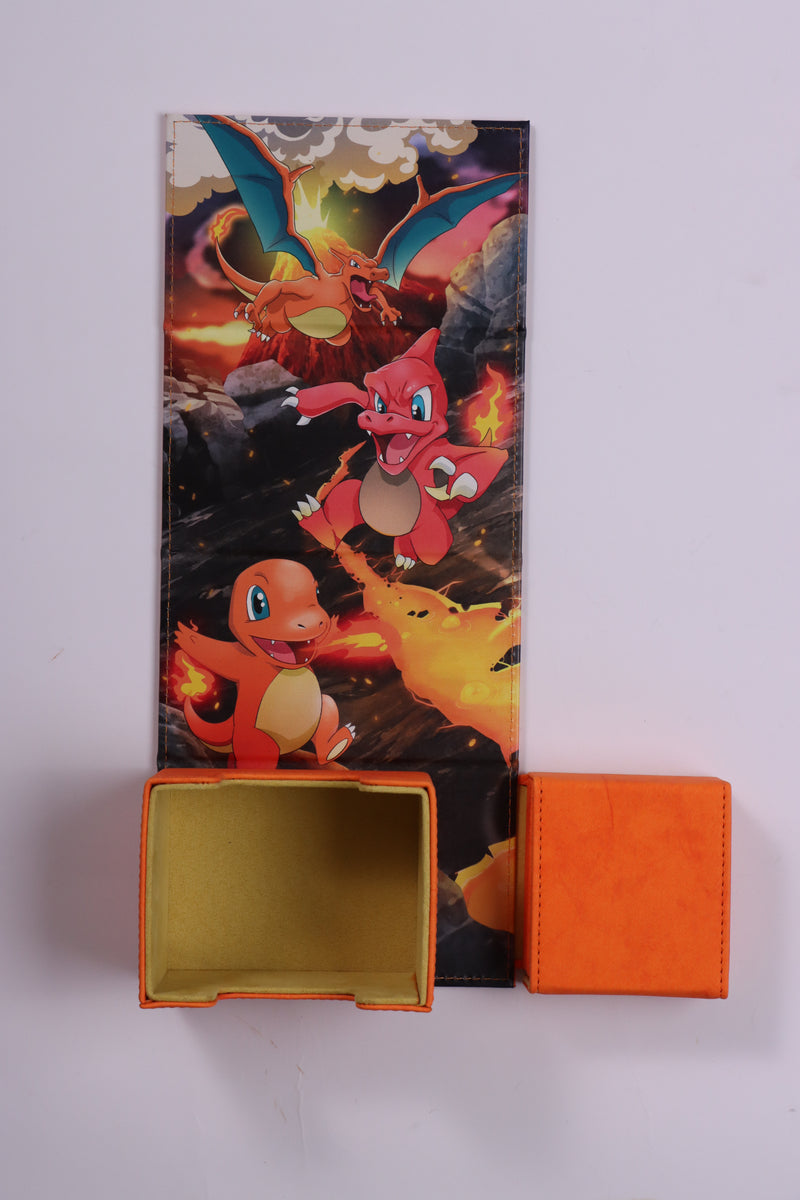 Charred Generations + Sky Marble Binder Bundle- Salted Accessories Orange SALEAN Deck Box