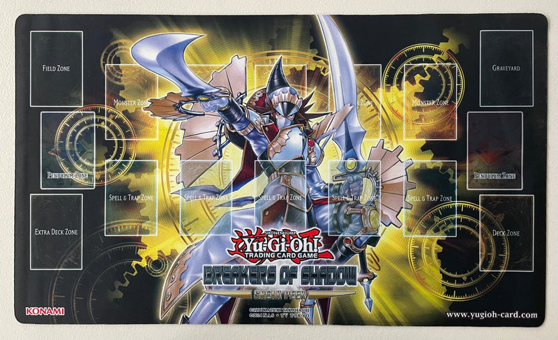 Yugioh Sneak Peek Breakers of Shadow Playmat - Unsealed