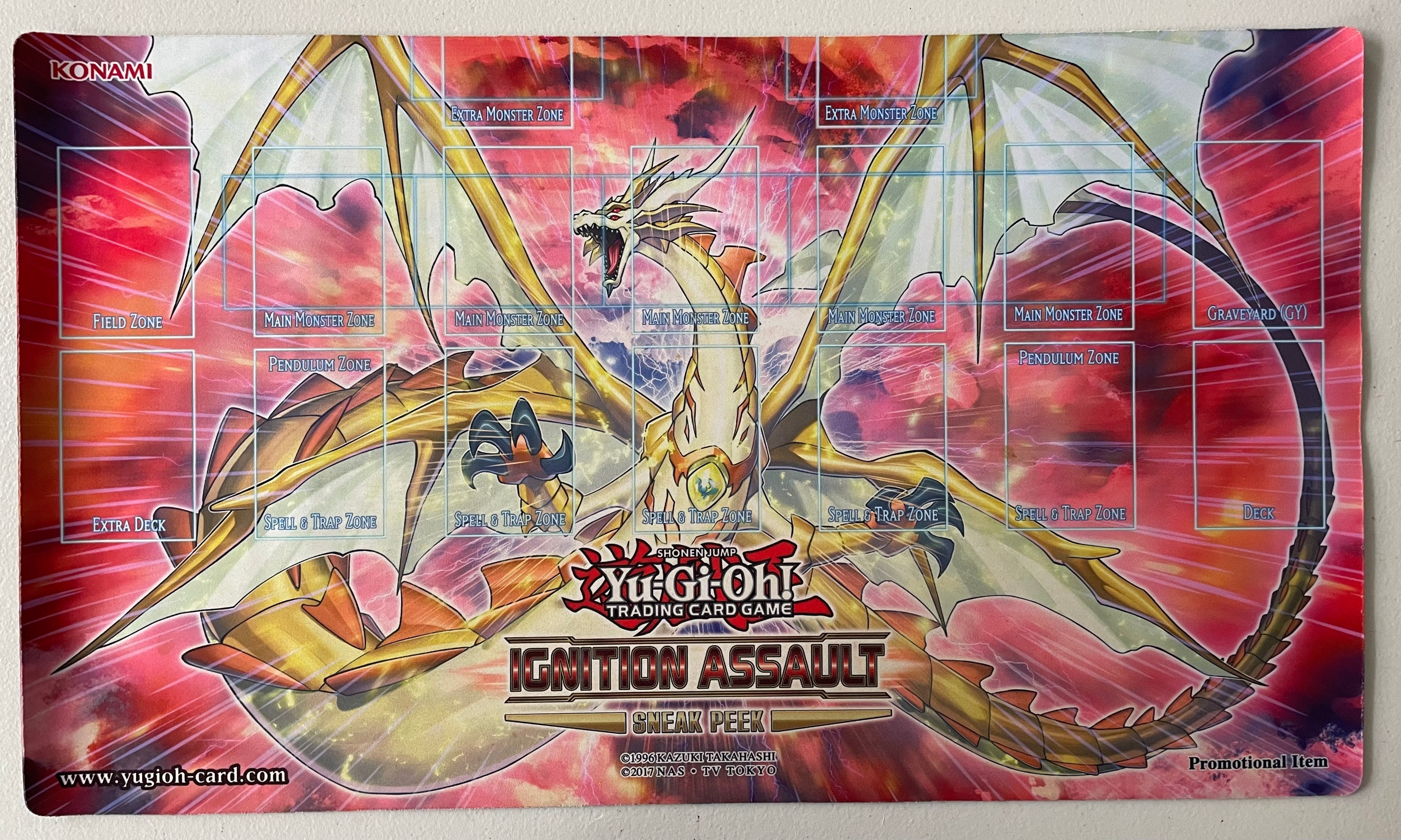 Yugioh Sneak Peek Ignition Assault Playmat - Unsealed