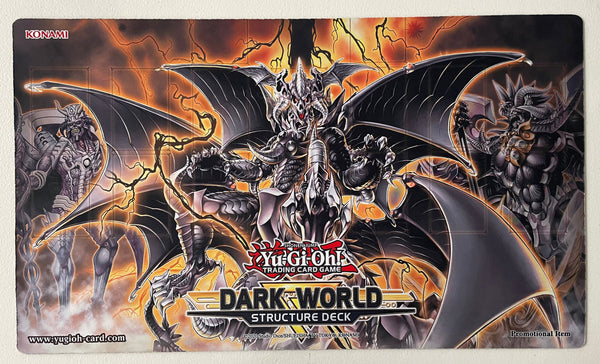 Yugioh Structure Deck Dark World Playmat - Unsealed