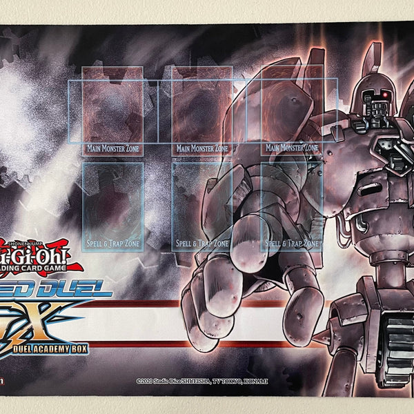 Yugioh Speed Duel GX Duel Academy Box Event Ancient Gear Golem Playmat