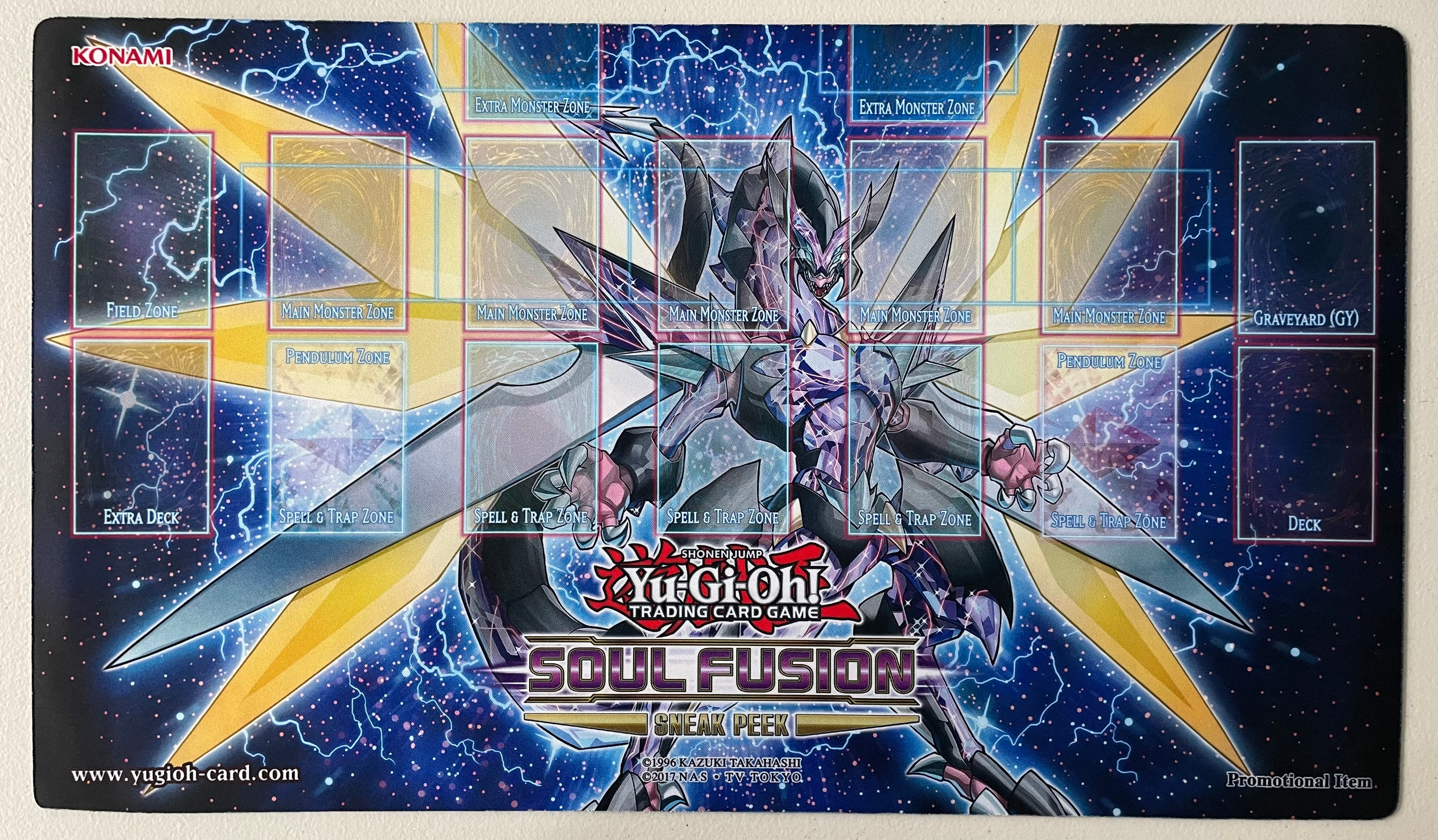 Yugioh Sneak Peek Soul Fusion Playmat - Unsealed