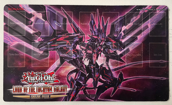 Yugioh Sneak Peek Lord of the Tachyon Galaxy Playmat - Unsealed