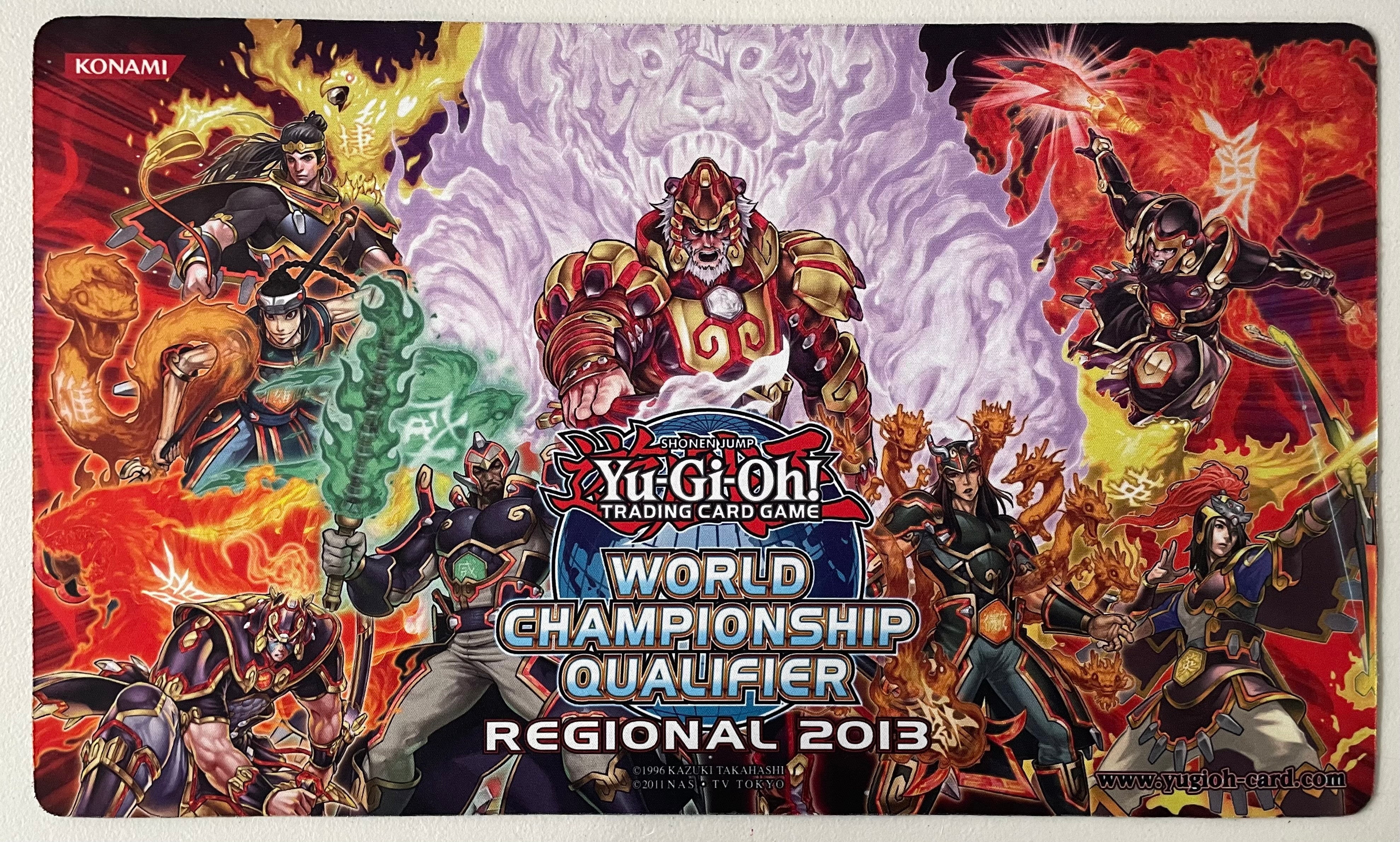 Yugioh WCQ Regional 2013 Fire Fist Playmat - Unsealed