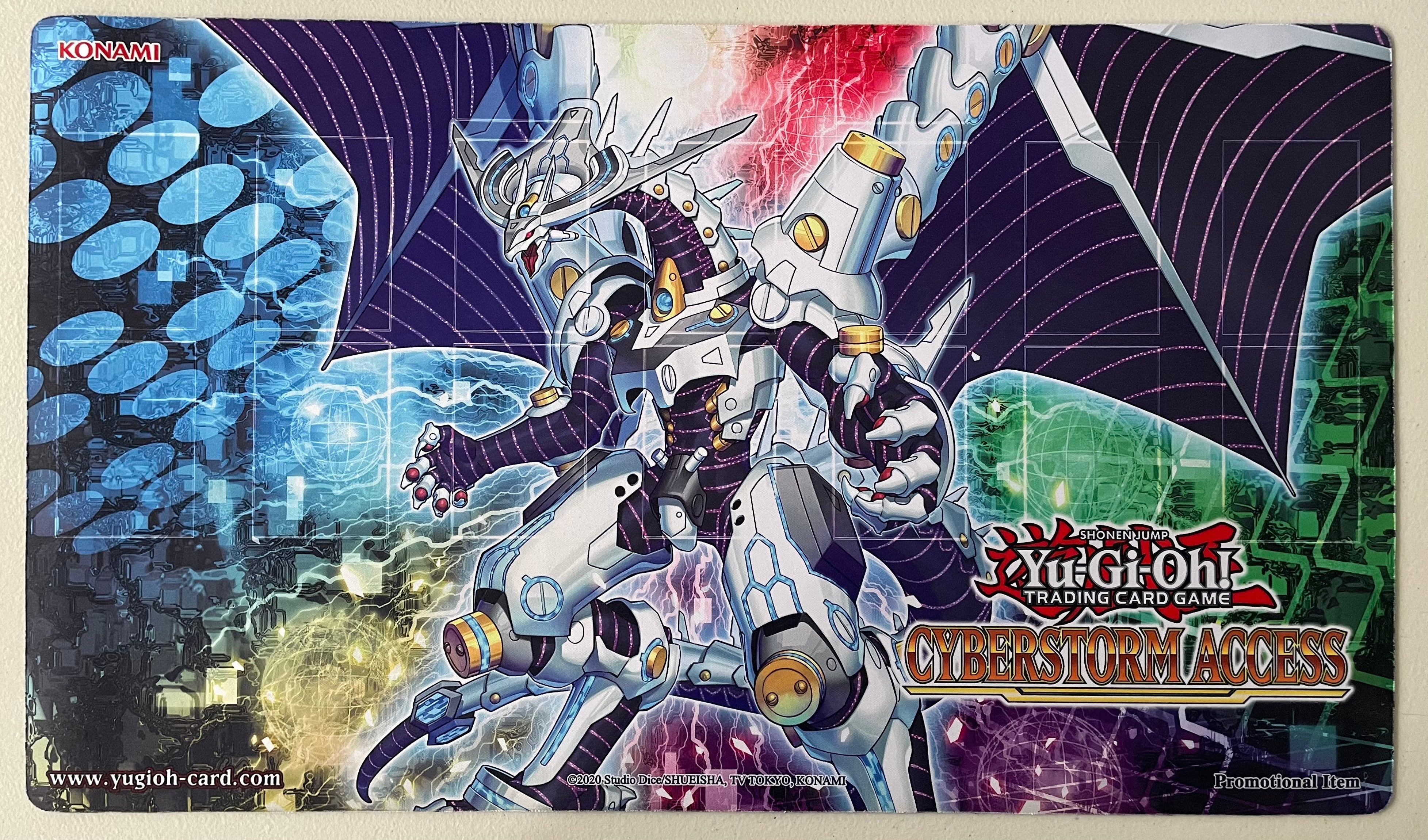 Yugioh Sneak Peek Cyberstorm Access Playmat - Unsealed