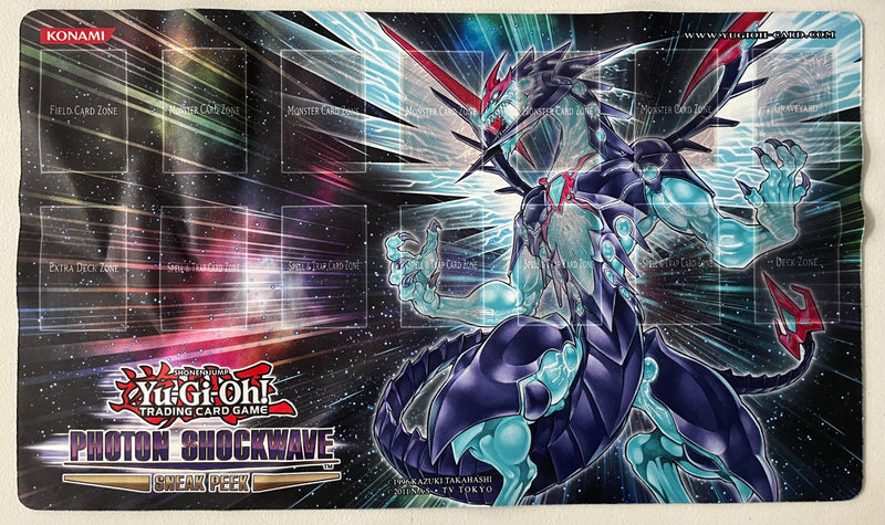 Yugioh Sneak Peek Photon Shockwave Playmat - Unsealed