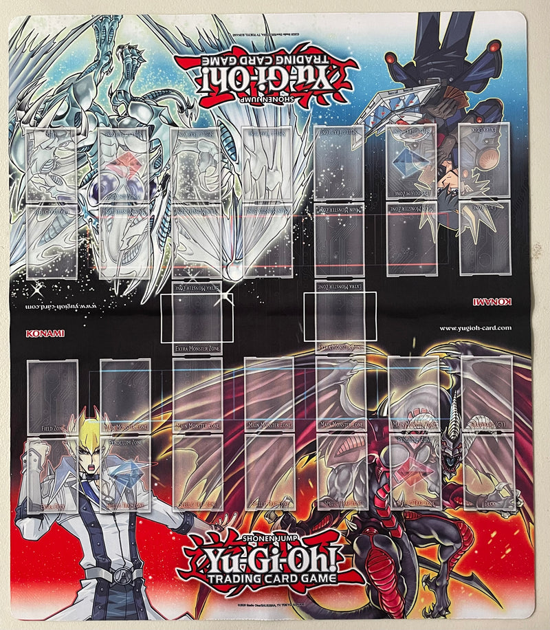 Yugioh Yusei & Jack 2-Player Playmat - Unsealed