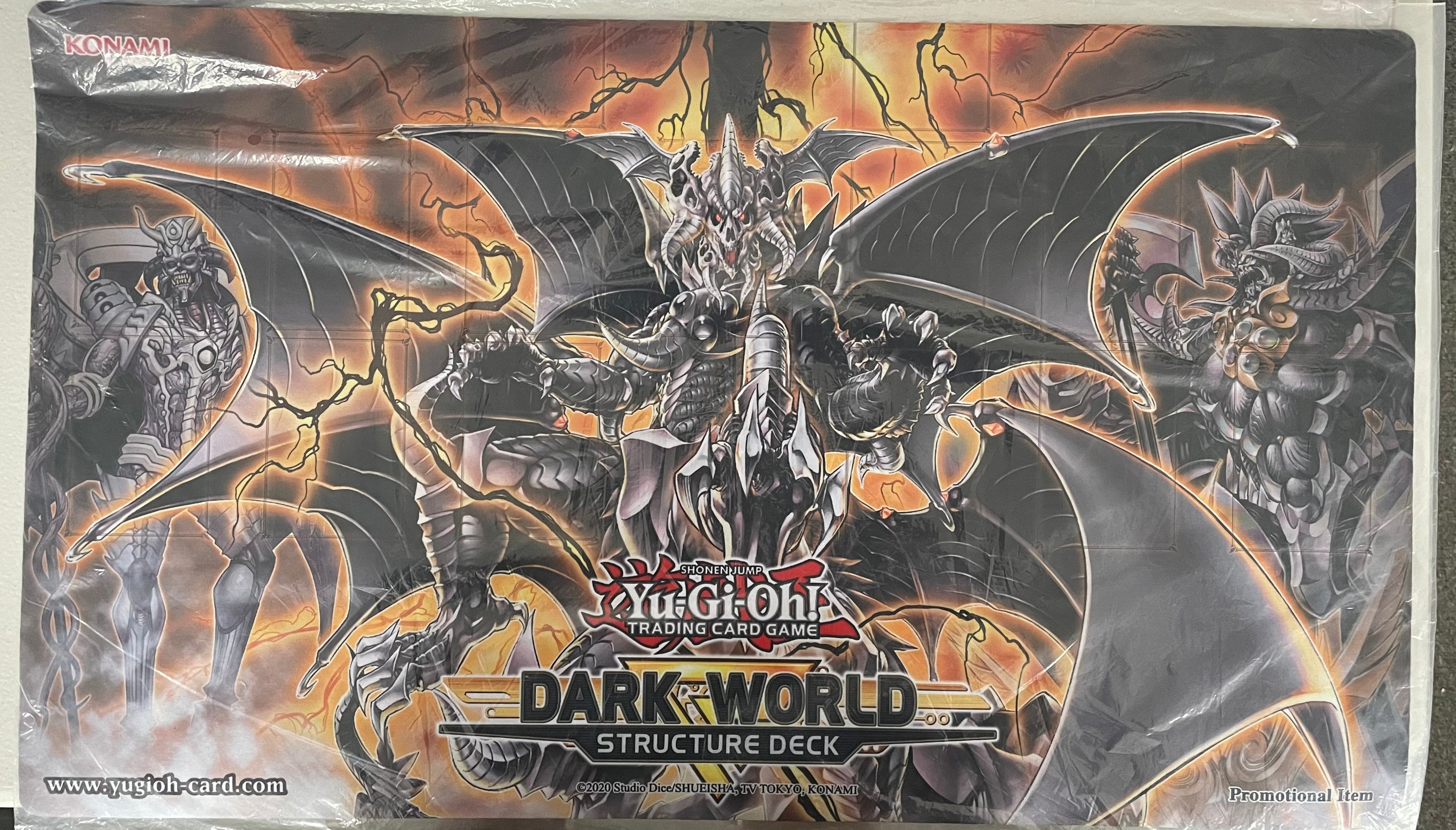 Yugioh Structure Deck Dark World Playmat - Sealed