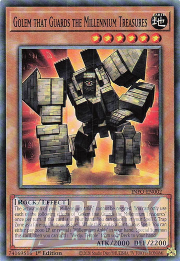 INFO-EN002 - Golem that Guards the Millennium Treasures - Common - The Infinite Forbidden
