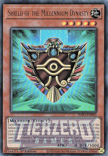 INFO-EN003 - Shield of the Millennium Dynasty - Ultra Rare - The Infinite Forbidden