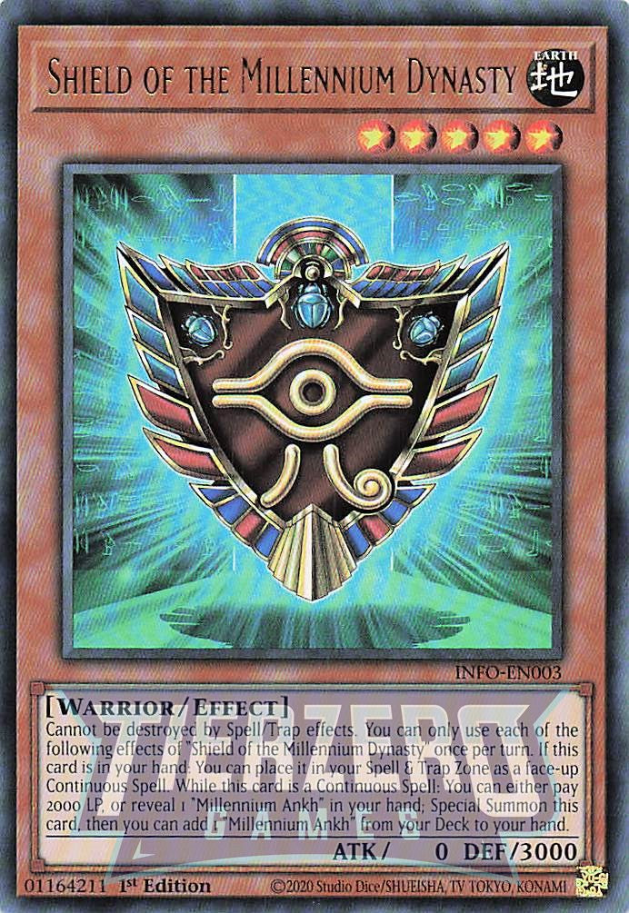 INFO-EN003 - Shield of the Millennium Dynasty - Ultra Rare - - Infinite Forbidden