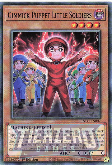 INFO-EN007 - Gimmick Puppet Little Soldiers - Common - The Infinite Forbidden