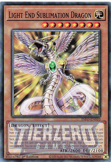INFO-EN010 - Light End Sublimation Dragon - Common - The Infinite Forbidden