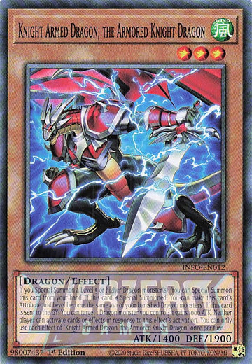 INFO-EN012 - Knight Armed Dragon, the Armored Knight Dragon - Common - The Infinite Forbidden