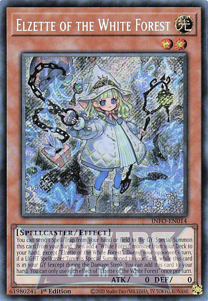 INFO-EN014 - Elzette of the White Forest - Secret Rare - - Infinite Forbidden