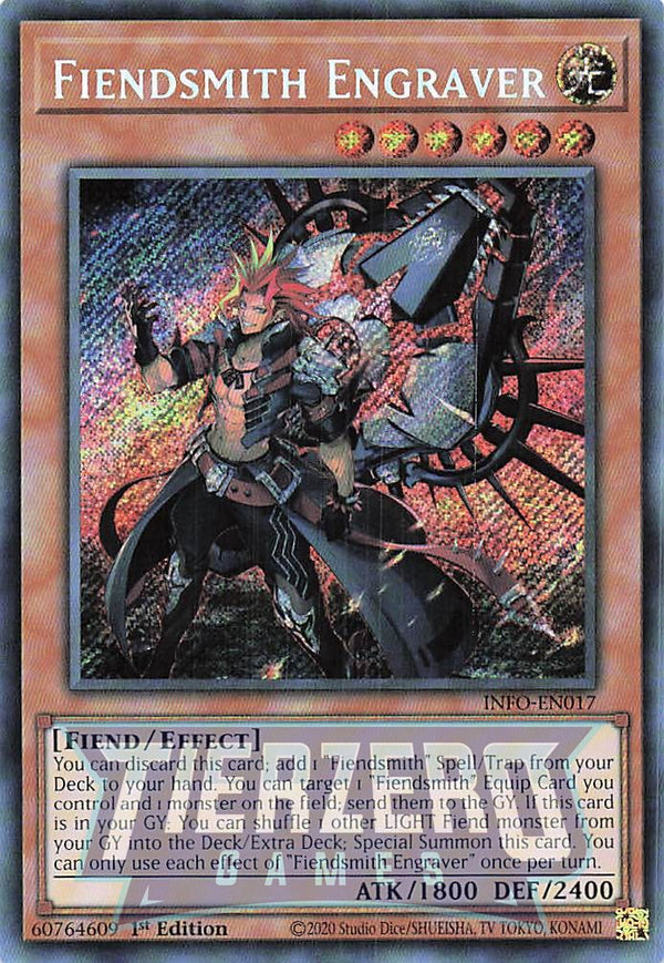 INFO-EN017 - Fiendsmith Engraver - Secret Rare - - Infinite Forbidden