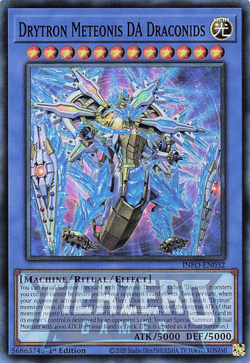 INFO-EN032 - Drytron Meteonis DA Draconids - Super Rare - The Infinite Forbidden