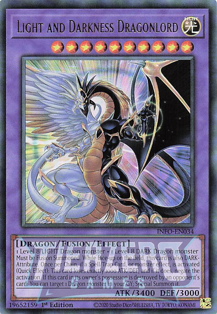 INFO-EN034 - Light and Darkness Dragonlord - Ultra Rare - - Infinite Forbidden