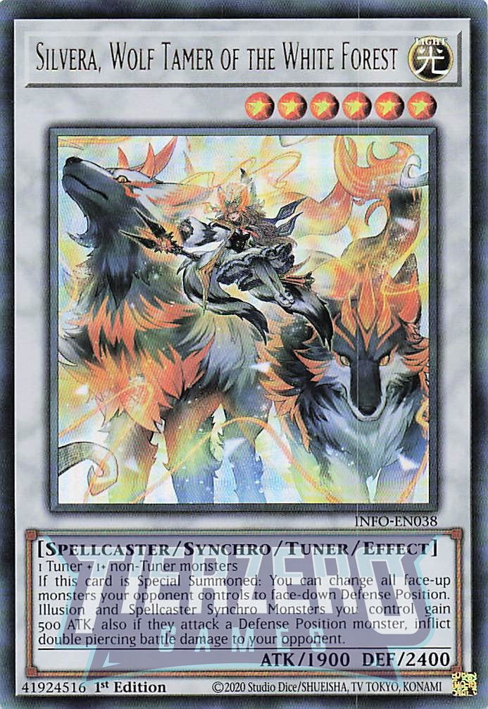 INFO-EN038 - Silvera, Wolf Tamer of the White Forest - Ultra Rare - - Infinite Forbidden