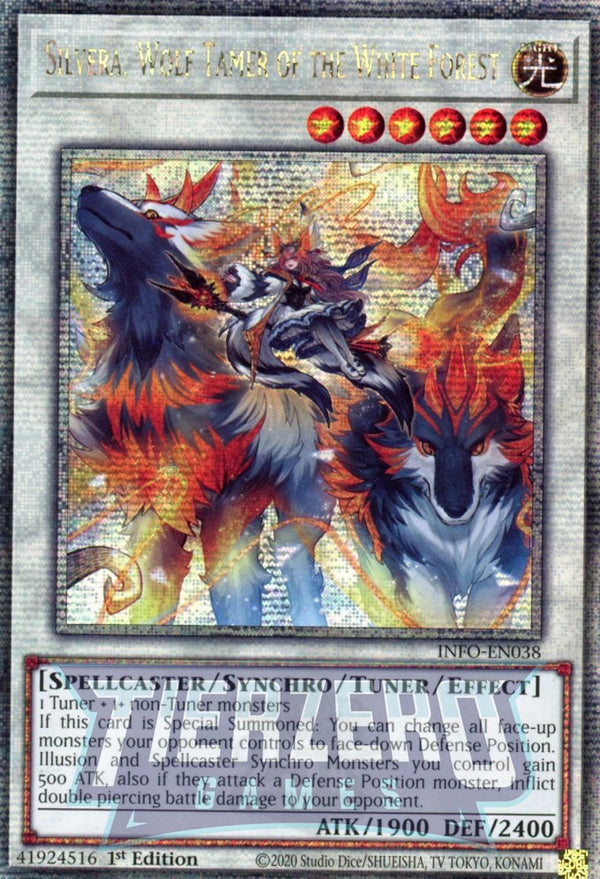 INFO-EN038 - Silvera, Wolf Tamer of the White Forest - Quarter Century Secret Rare - - Infinite Forbidden