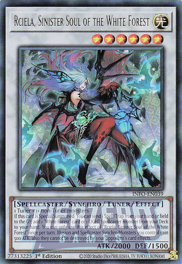 INFO-EN039 - Rciela, Sinister Soul of the White Forest - Ultra Rare - The Infinite Forbidden