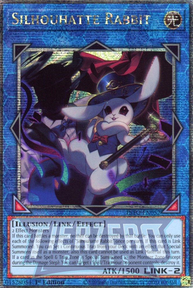 INFO-EN052 - Silhouhatte Rabbit - Quarter Century Secret Rare - - Infi