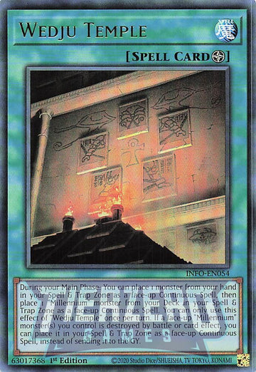 INFO-EN054 - Wedju Temple - Ultra Rare - The Infinite Forbidden
