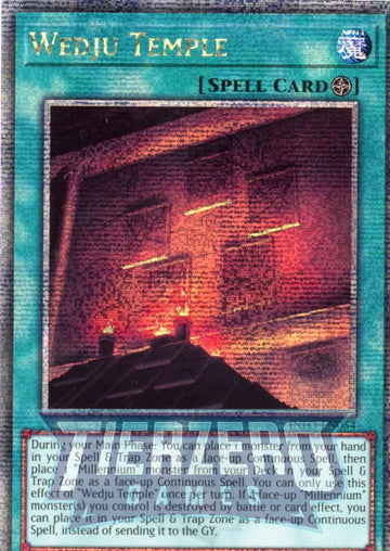 INFO-EN054 - Wedju Temple - Quarter Century Secret Rare - The Infinite Forbidden