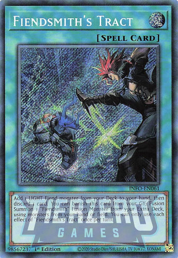 INFO-EN061 - Fiendsmith's Tract - Secret Rare - The Infinite Forbidden