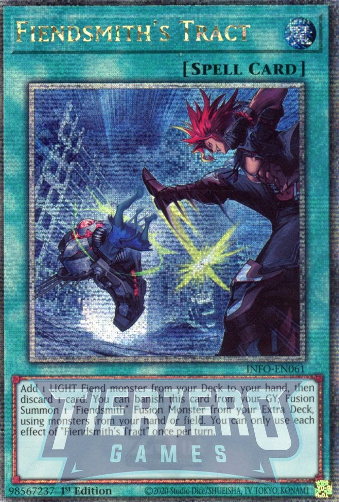 INFO-EN061 - Fiendsmith's Tract - Quarter Century Secret Rare - - Infinite Forbidden