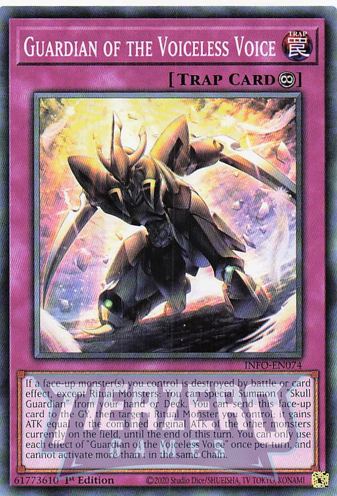 INFO-EN074 - Guardian of the Voiceless Voice - Common - - Infinite Forbidden