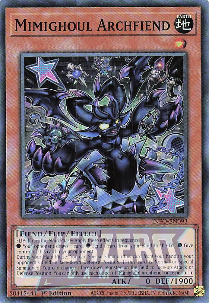 INFO-EN093 - Mimighoul Archfiend - Super Rare - - Infinite Forbidden