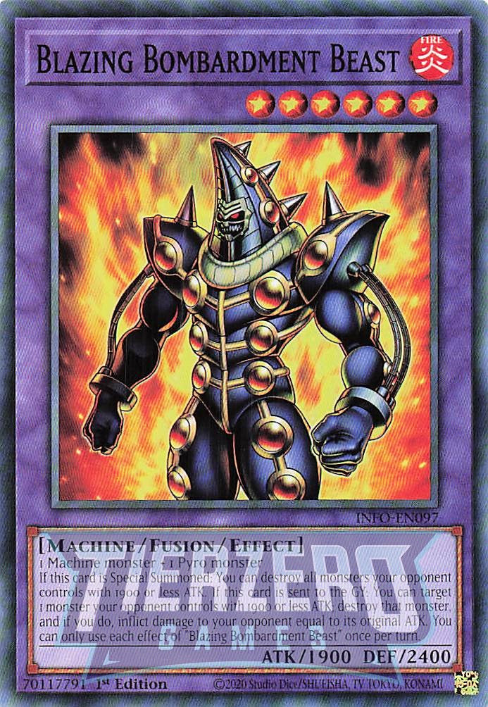 INFO-EN097 - Blazing Bombardment Beast - Common - - Infinite Forbidden