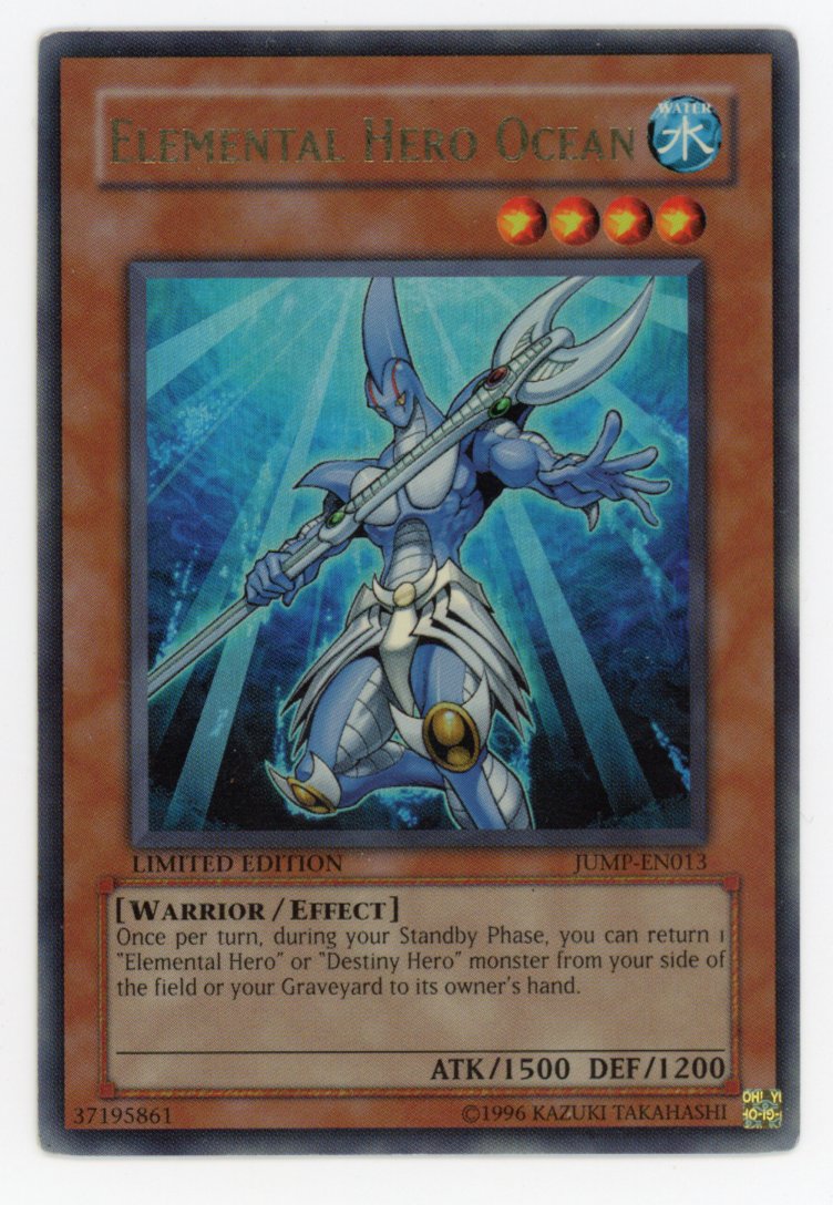 JUMP-EN013 - Elemental Hero Ocean - Ultra Rare - MP - Promo