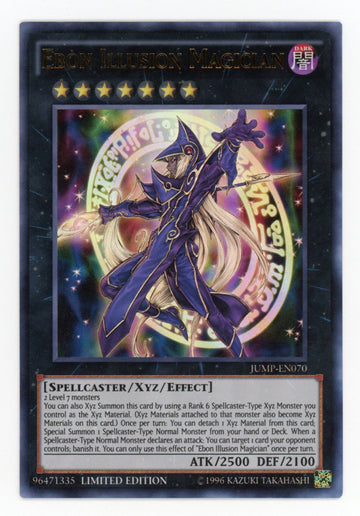 JUMP-EN070 - Ebon Illusion Magician - Ultra Rare - Shonen Jump Magazine Promos - NM