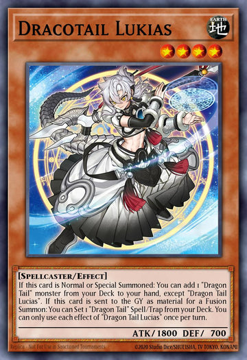 JUSH-EN001 - Dracotail Lukias - Starlight Rare - Justice Hunters