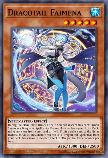 JUSH-EN002 - Dracotail Faimena - Collector's Rare - Justice Hunters