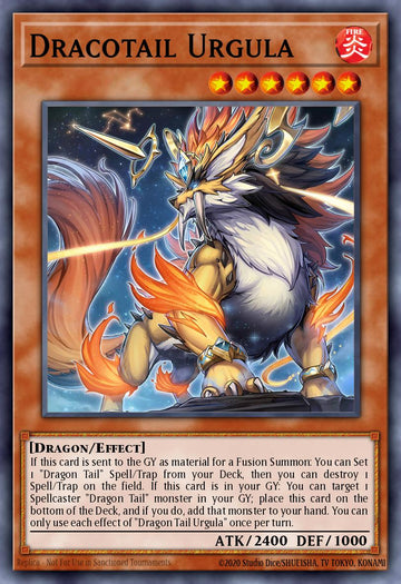 JUSH-EN004 - Dracotail Urgula - Super Rare - Justice Hunters