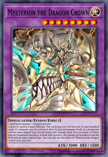 JUSH-EN013 - Mysterion the Dragon Crown - Rare - Justice Hunters