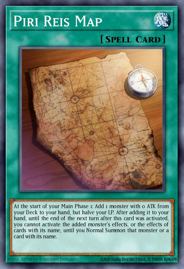 JUSH-EN030 - Piri Reis Map - Rare - Justice Hunters