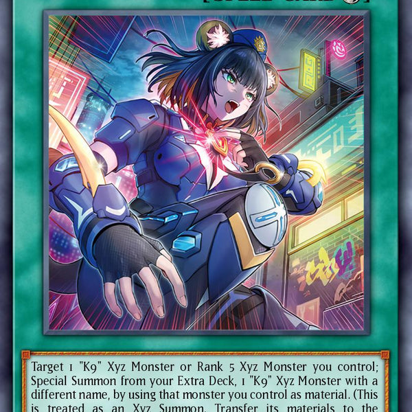 JUSH-EN038 - K9-LC Release Restraint - Rare - Justice Hunters JUSH-EN038 - K9-LC Release Restraint - Rare - Justice Hunters