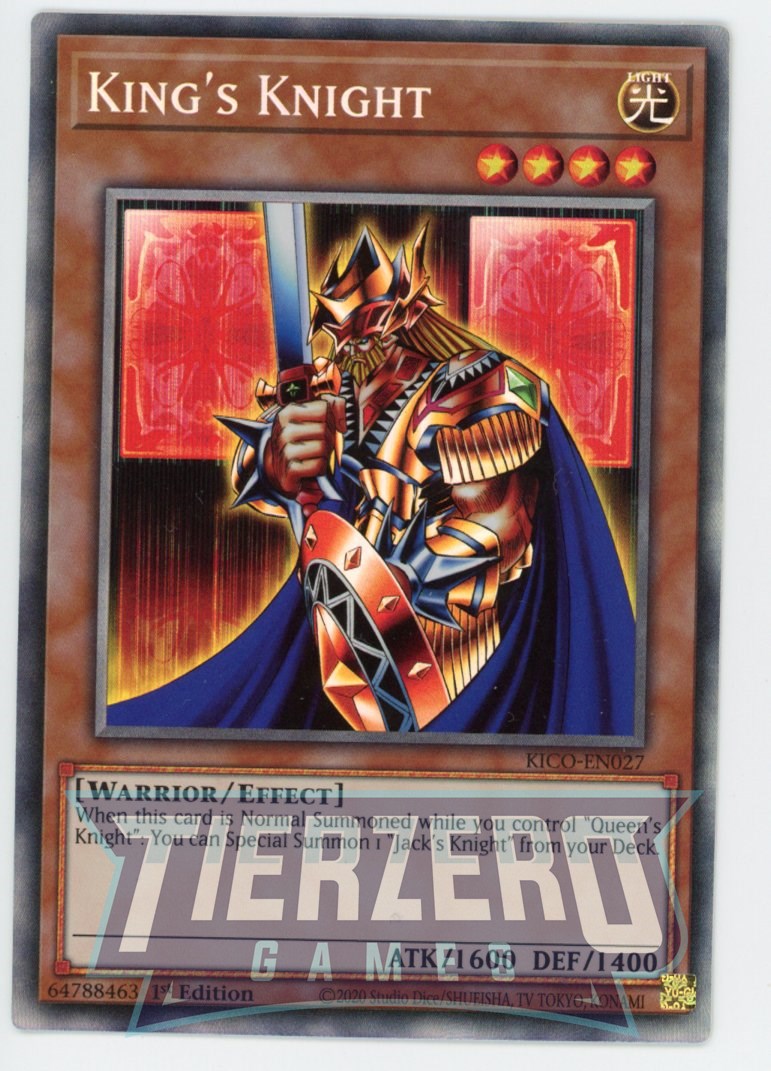 KICO-EN027 - Kings Knight - Collectors Rare - Effect Monster - Kings Court