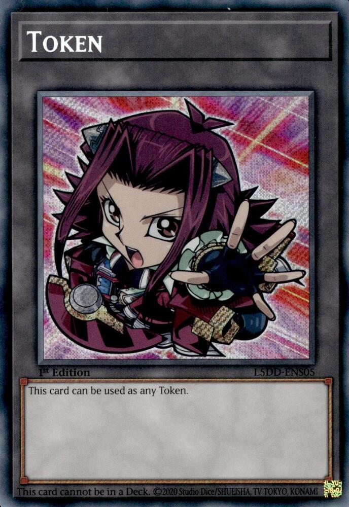 L5DD-ENS05 - Token (Akiza) - Legendary 5D's Decks (L5DD) - Secret Rare - Legendary 5D's Decks