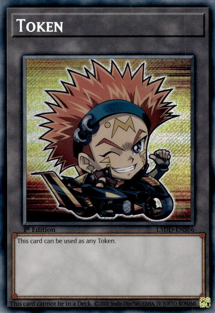 L5DD-ENS06 - Token (Crow) - Legendary 5D's Decks (L5DD) - Secret Rare - Legendary 5D's Decks