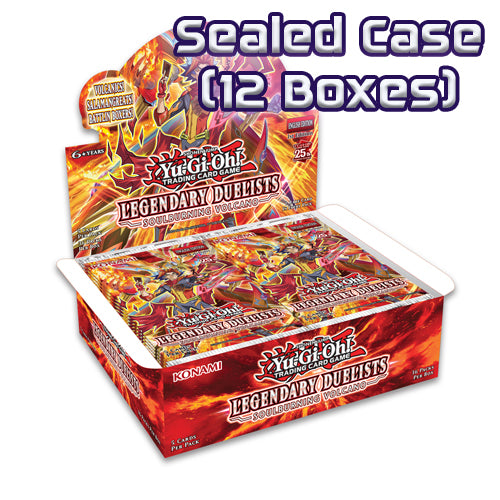 Yugioh Legendary Duelists 10 Soulburning Volcano Booster Box x12 (Sealed Case)